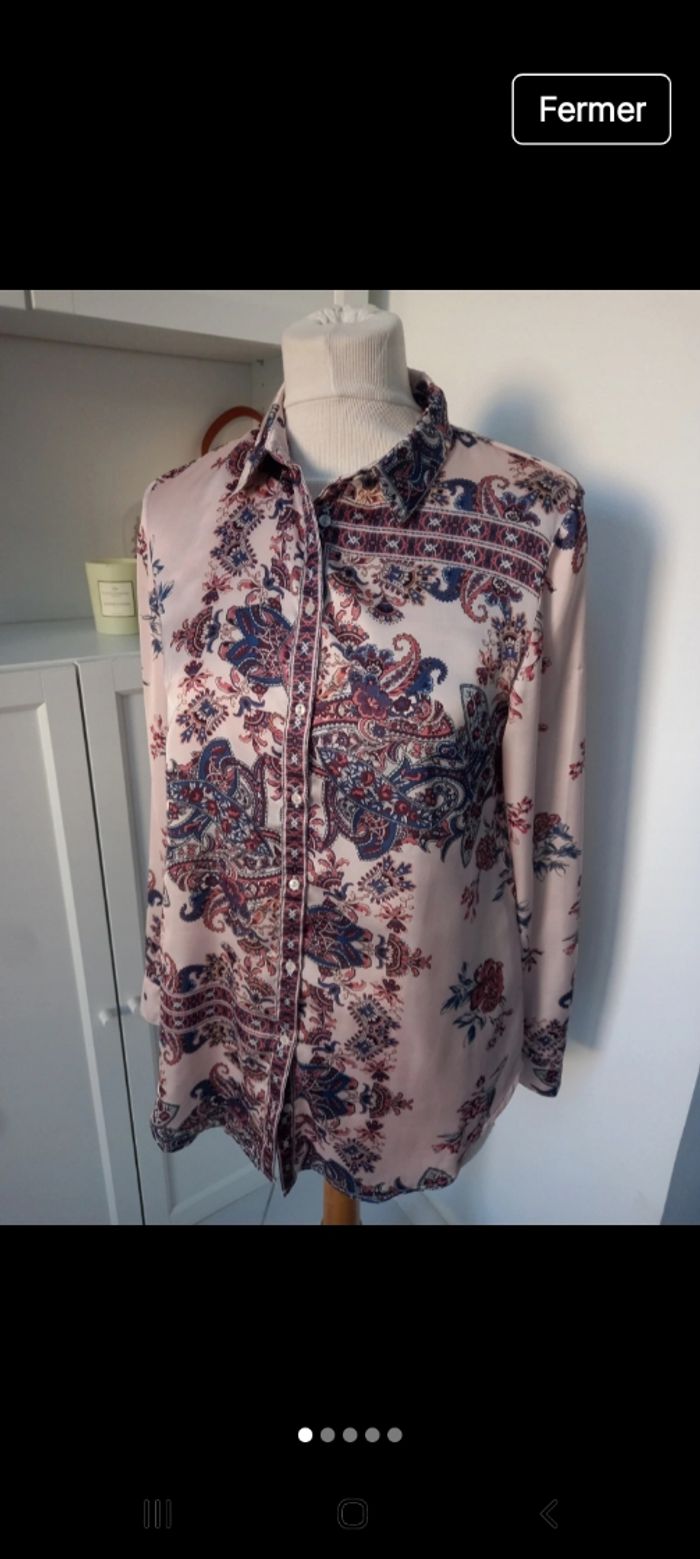 Chemise femme satin - photo numéro 2