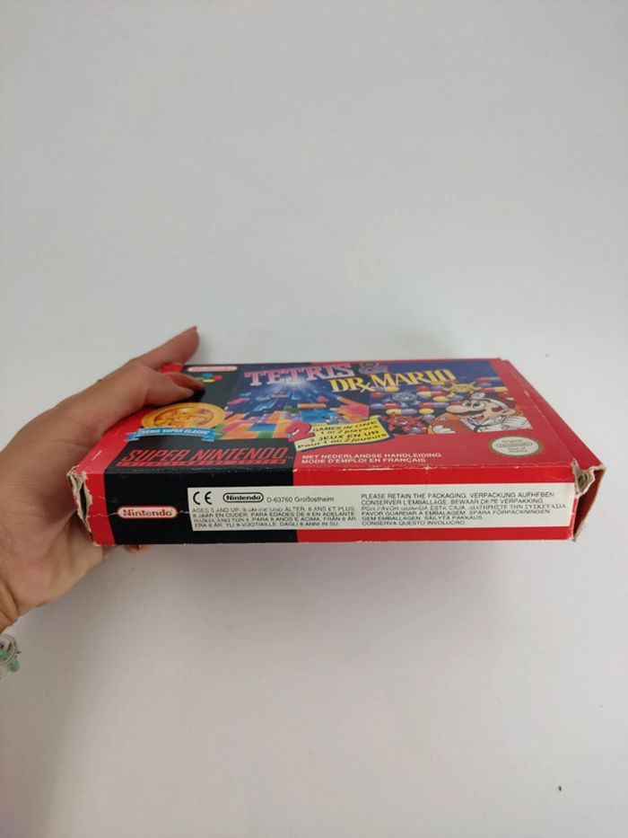 Tetris & Dr Mario / Super Nintendo SNES / pal fr fah sans notice - photo numéro 14