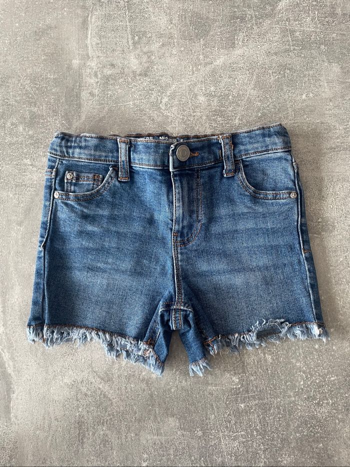 Short en jean bleu foncée fille 4/5 ans primark - Denim co