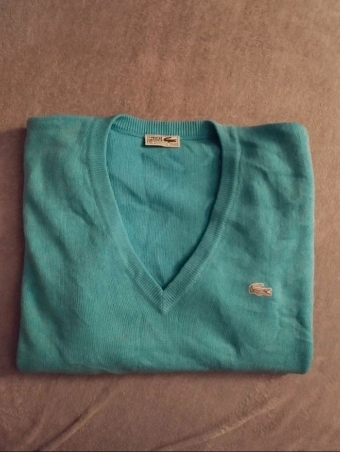 Pull col V homme Lacoste taille xxl