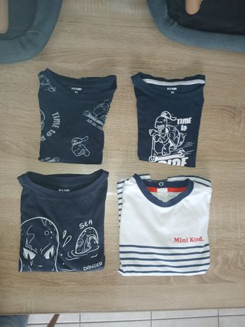 Lot tee shirt manche courte