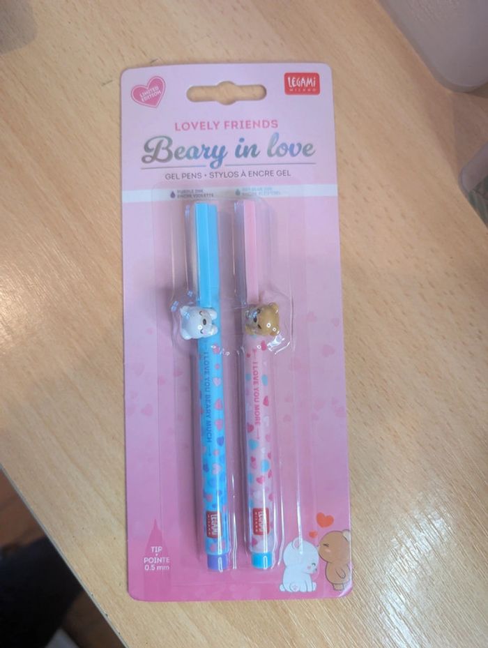 Lot de stylos Legami saint Valentin édition limitée 2025