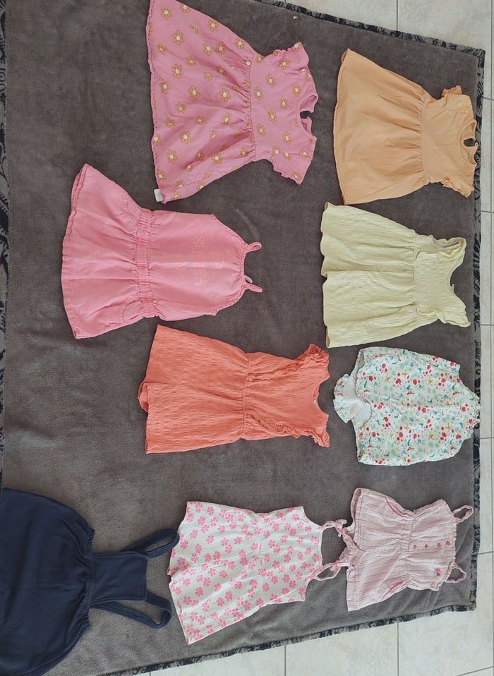 Lot vêtements filles printemps été 12-18 moiz - photo numéro 5