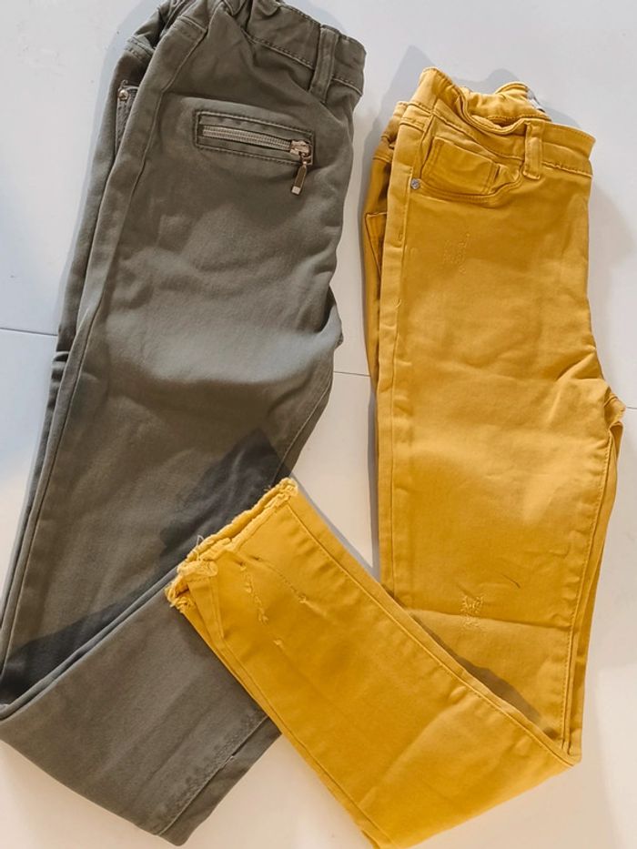Lot pantalon - fille - photo numéro 2