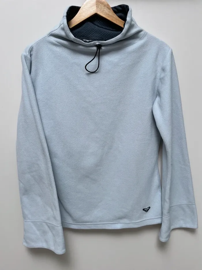 Roxy Polaire Fleece light blue Womens Small