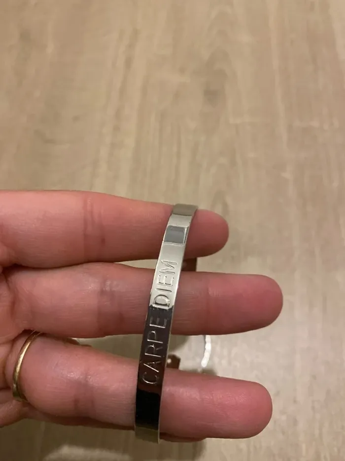 Lot de 3 bracelets argentés - photo numéro 5