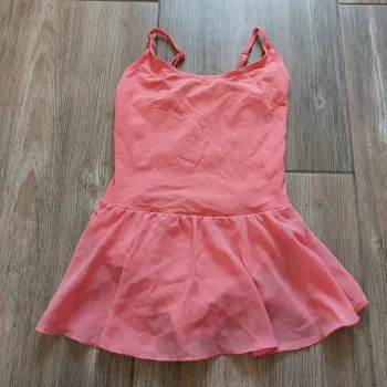 Justaucorps Dansez-Vous avec jupe intégrée taille xlc=8/10 ans corail