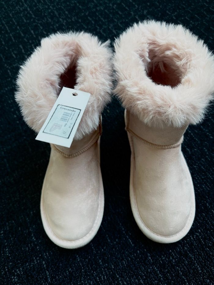 Bottines neuves * 33  * coloris rose poudré - photo numéro 7