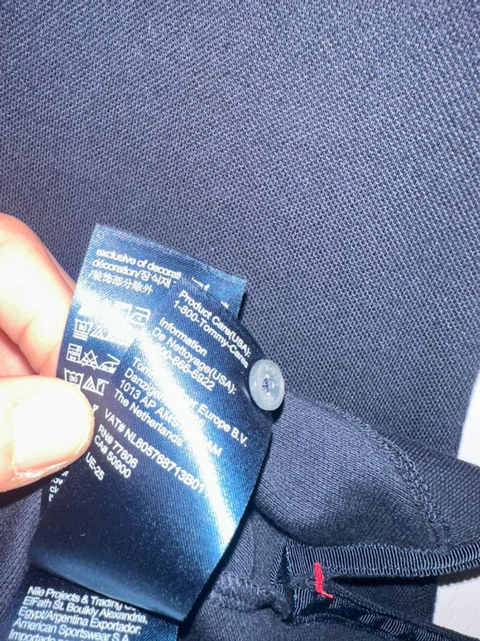 Robe polo slim fit bleu marine Tommy Hilfiger - photo numéro 4