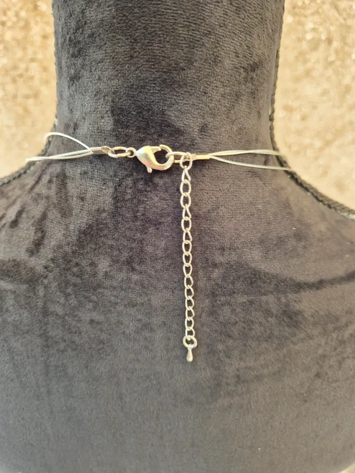 Collier Fantaisie Multirangs Orange - photo numéro 2