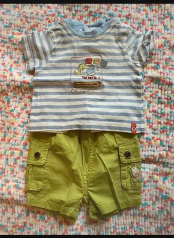 Teeshirt et short 1 mois été