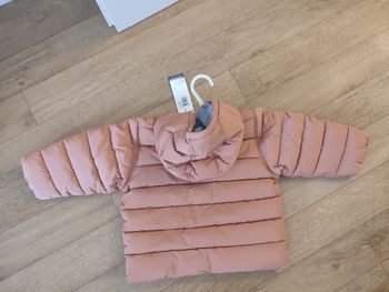 Doudoune Petit bateau saumon 86 cm 24 mois neuve