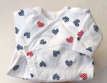 Pyjama fin Petit Bateau naissance