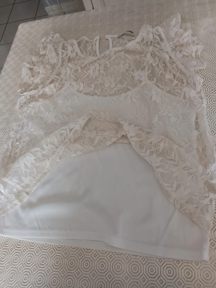 Petit haut Gemo T 38 beige - photo numéro 5