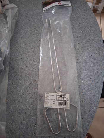 1 grande pince à barbecue inox