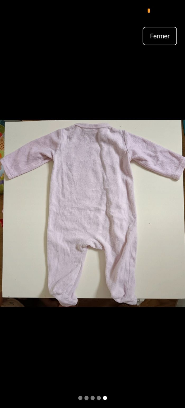 Pijama 1 pièce rose - photo numéro 5