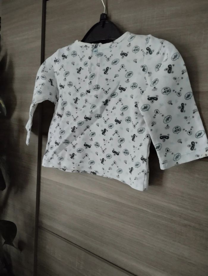 T-shirt manches longues 6mois - photo numéro 3