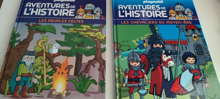 Lot 10 livres Playmobil collection Altaya "Aventures de l'histoire - photo numéro 2