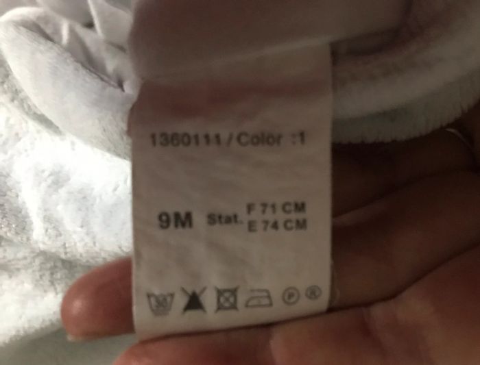 Veste en velours sucre d orge 9 mois - photo numéro 4