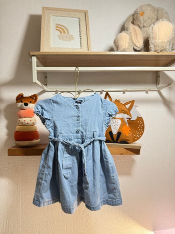 Robe en denim bébé fille • 12 mois 💙