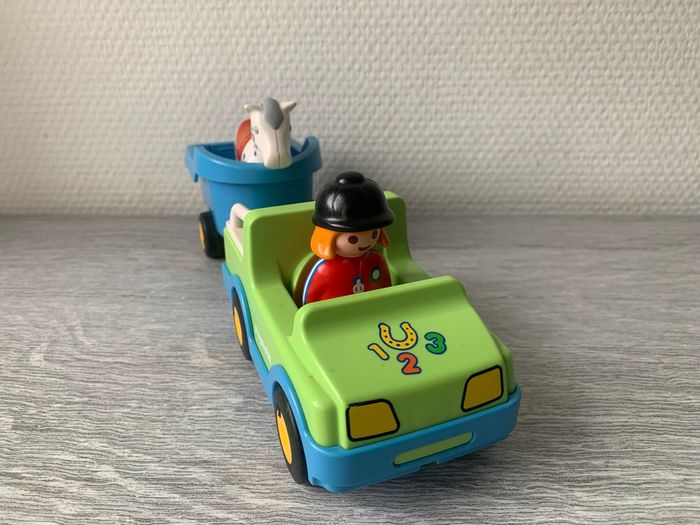 Van à chevaux Playmobil 123 - photo numéro 6