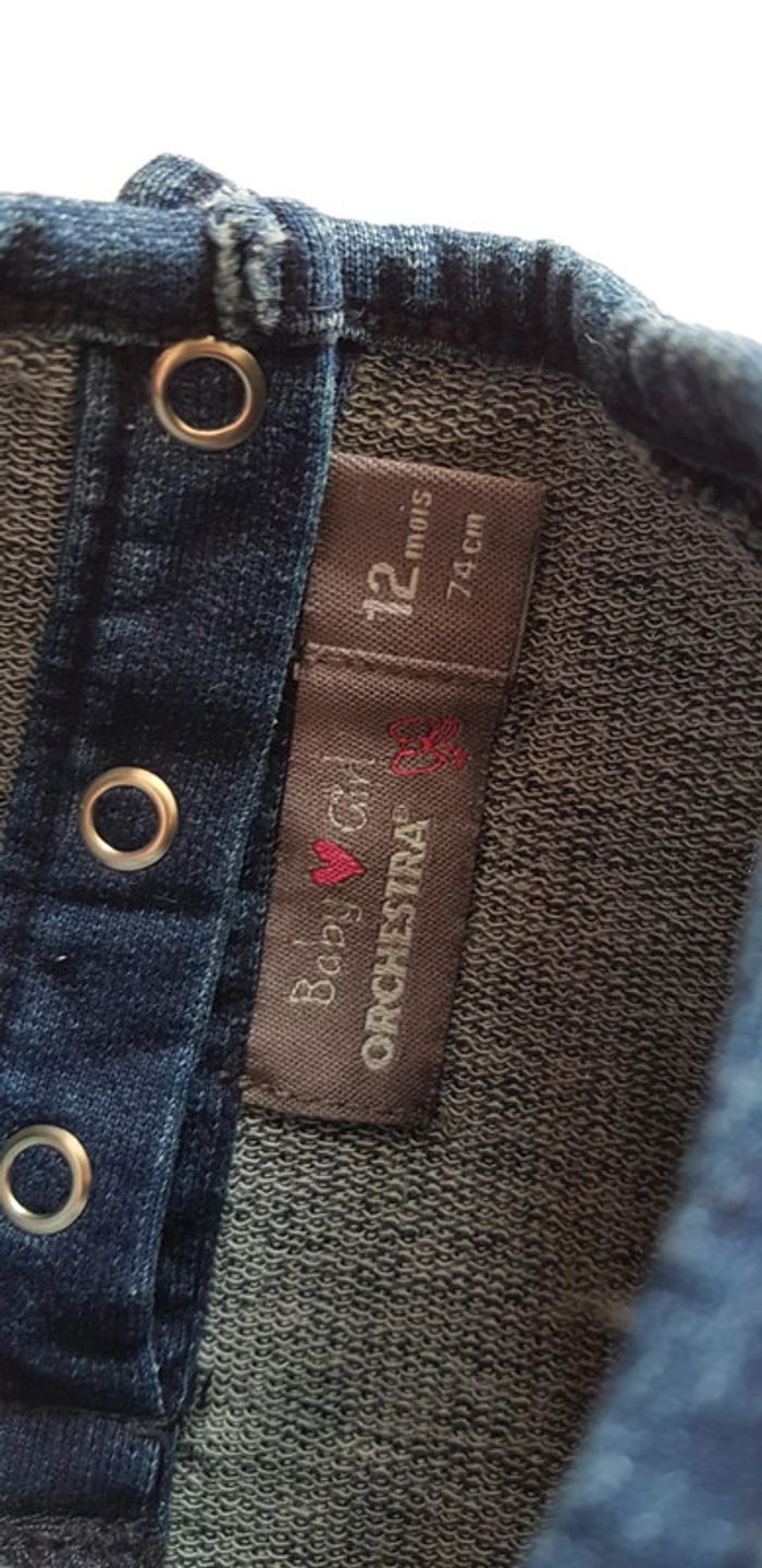 Robe en jean Orchestra 12 mois - photo numéro 2