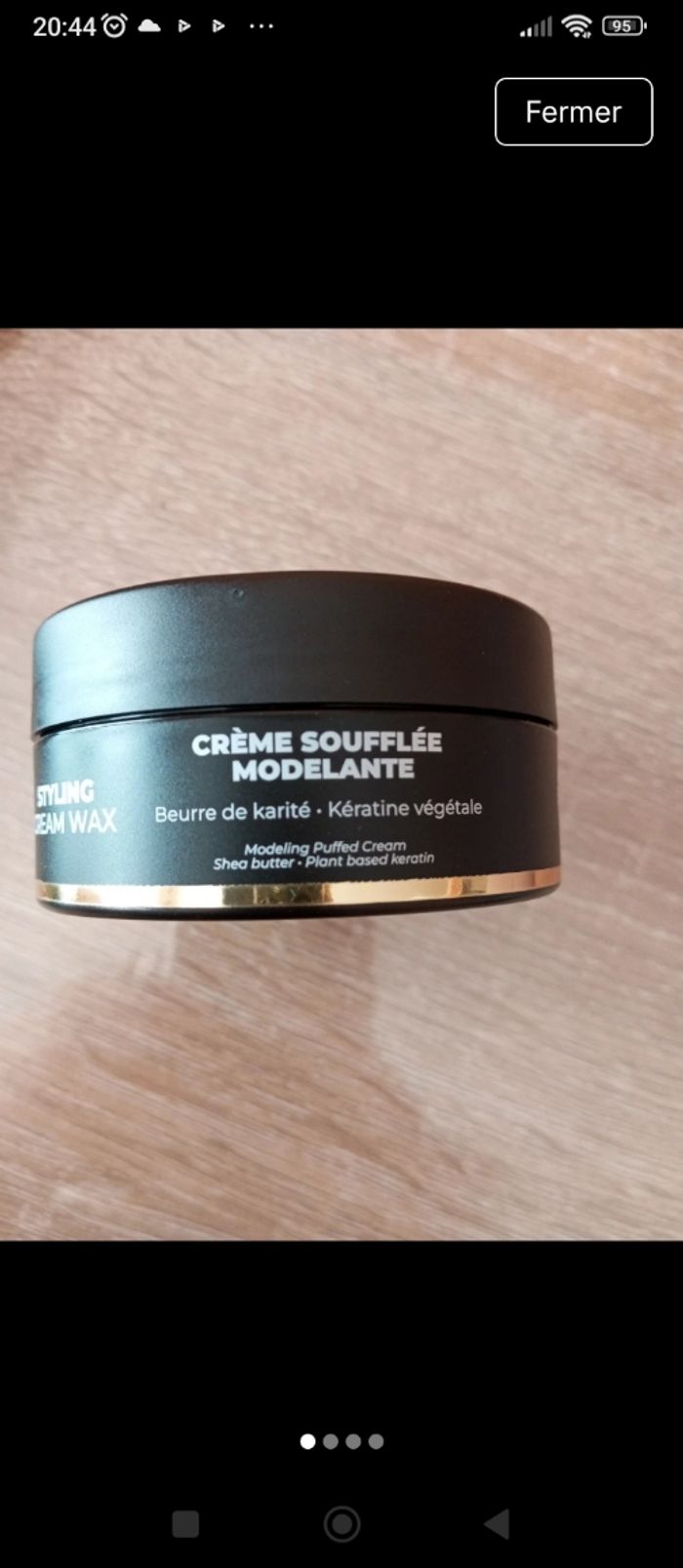 Crème soufflée modelante neuve