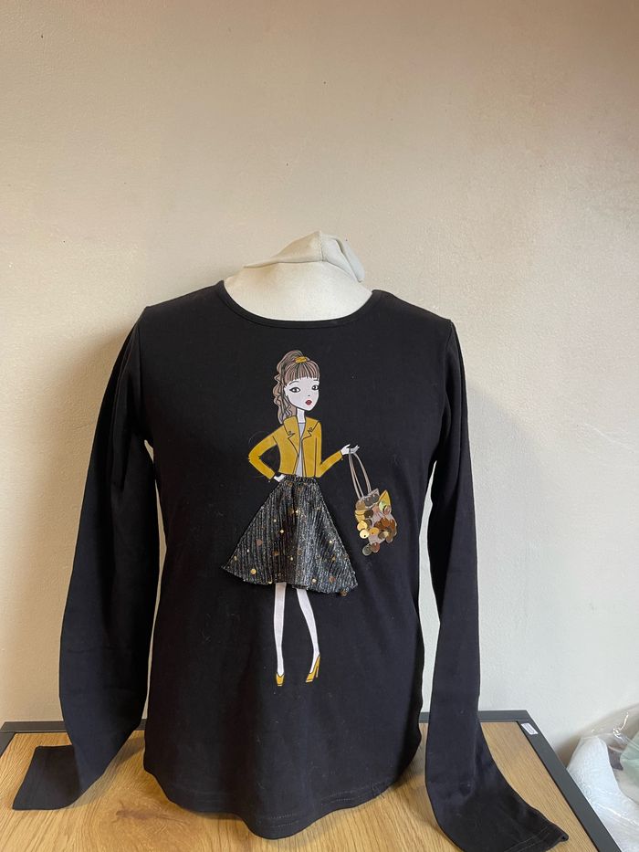 T shirt ML fille taille 152