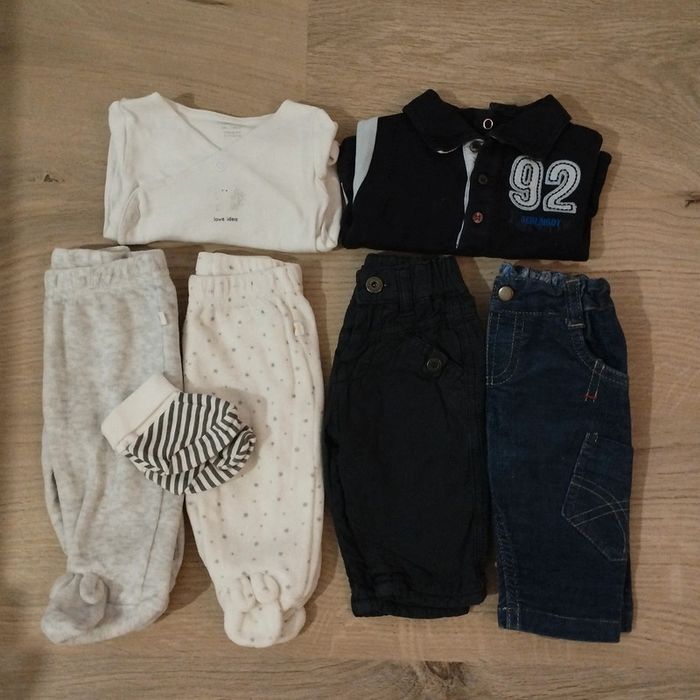 Lot vêtements bébé 1-3 mois