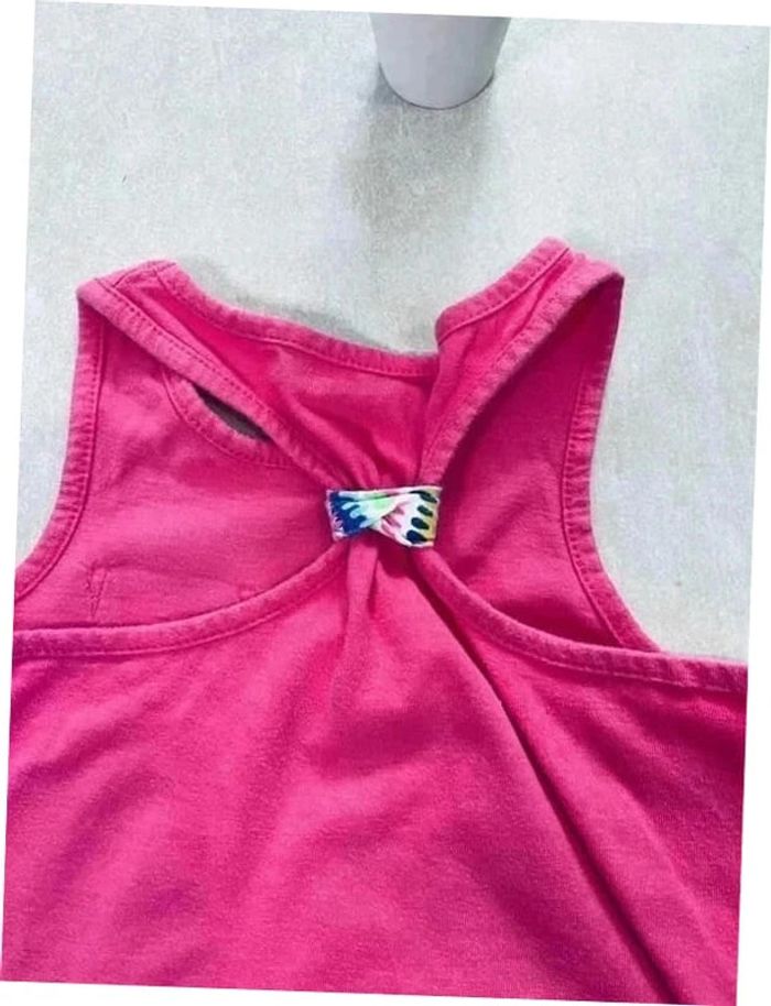 Débardeur 4/5 ans rose en coton - photo numéro 3