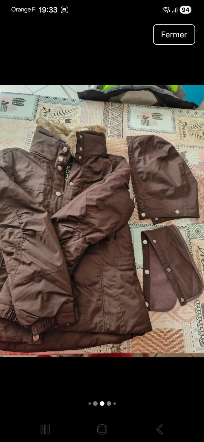 veste de ski poivre blanc - photo numéro 1