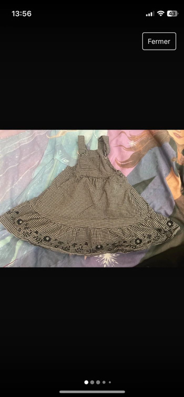 Robe sergent major 3 ans grise