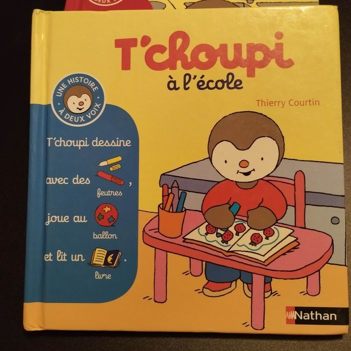 Livres Nathan enfants T'choupi une histoire a deux voix lot de 5 - photo numéro 7