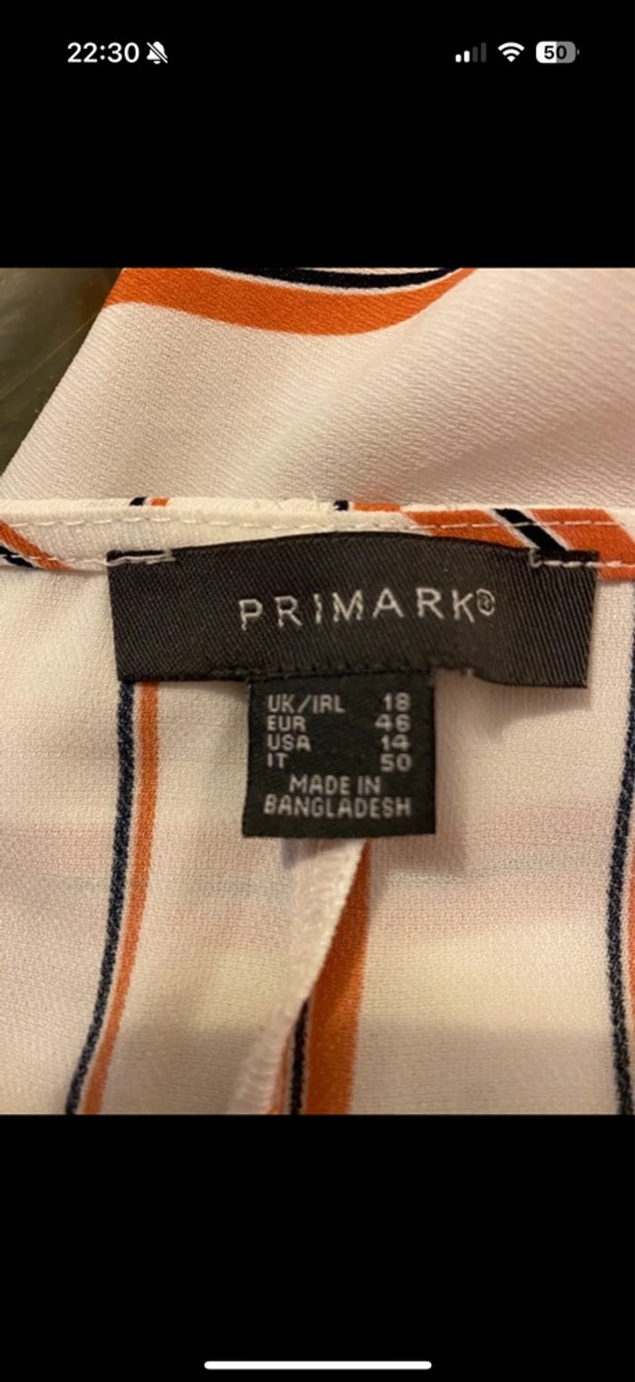 Tunique à nouer rayé primark T46 - photo numéro 4