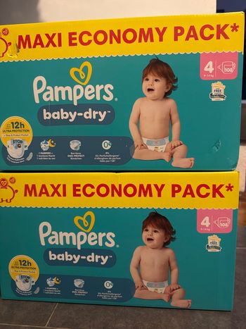 Couche taille 4 Pampers baby dry