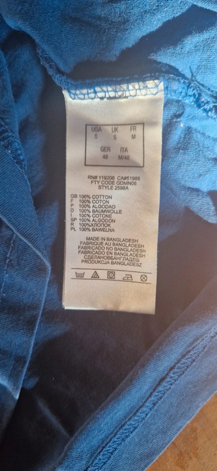 T-shirt Reebok bleu - photo numéro 3