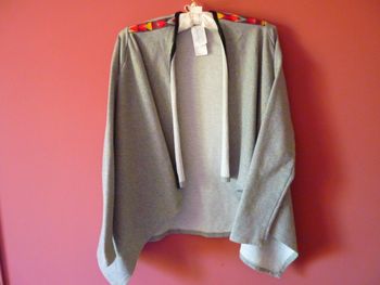 Gilet fille catimini 14 ans gris or designed in france neuf