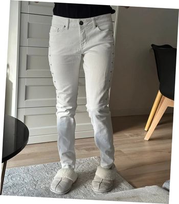 Jolie Jean blanc Vintage Taille 38 - BODYFlirt comme neuf