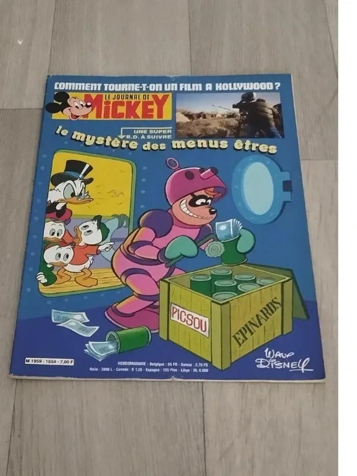 Lot Vintage 7 magazines Journal de Mickey année 1984 L061 - photo numéro 7