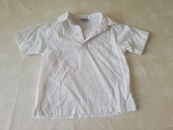 Chemise manches courtes blanche 4 ans Best Way