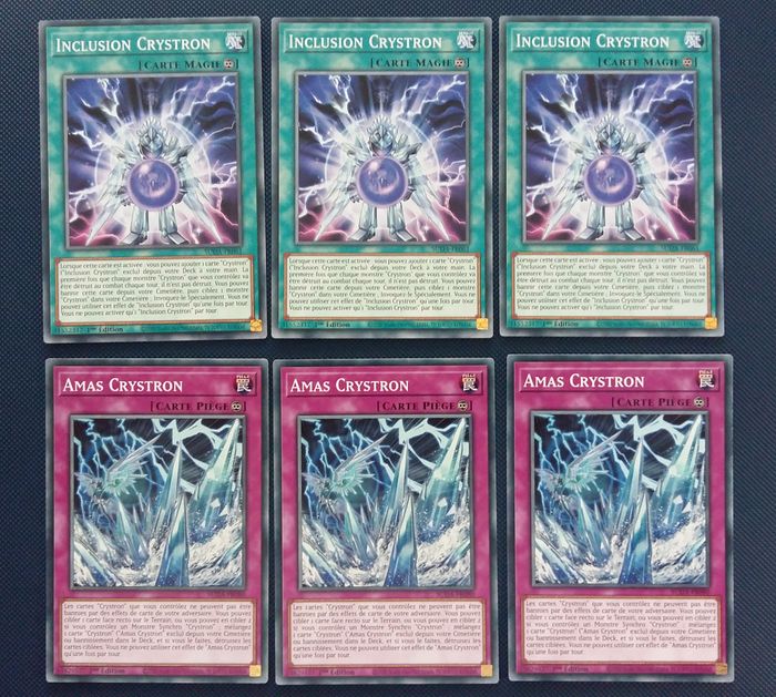 Yu-Gi-Oh ! Lot cartes Crystron - 1ère édition FR - photo numéro 3