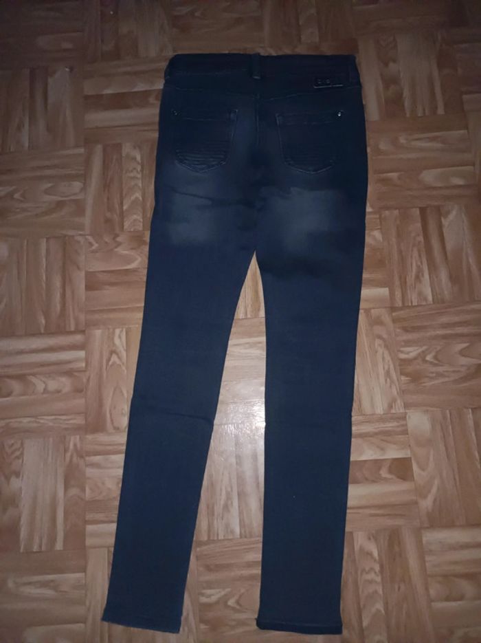 Jean skinny Okaïdi fille taille 12 ans en bon état - photo numéro 5