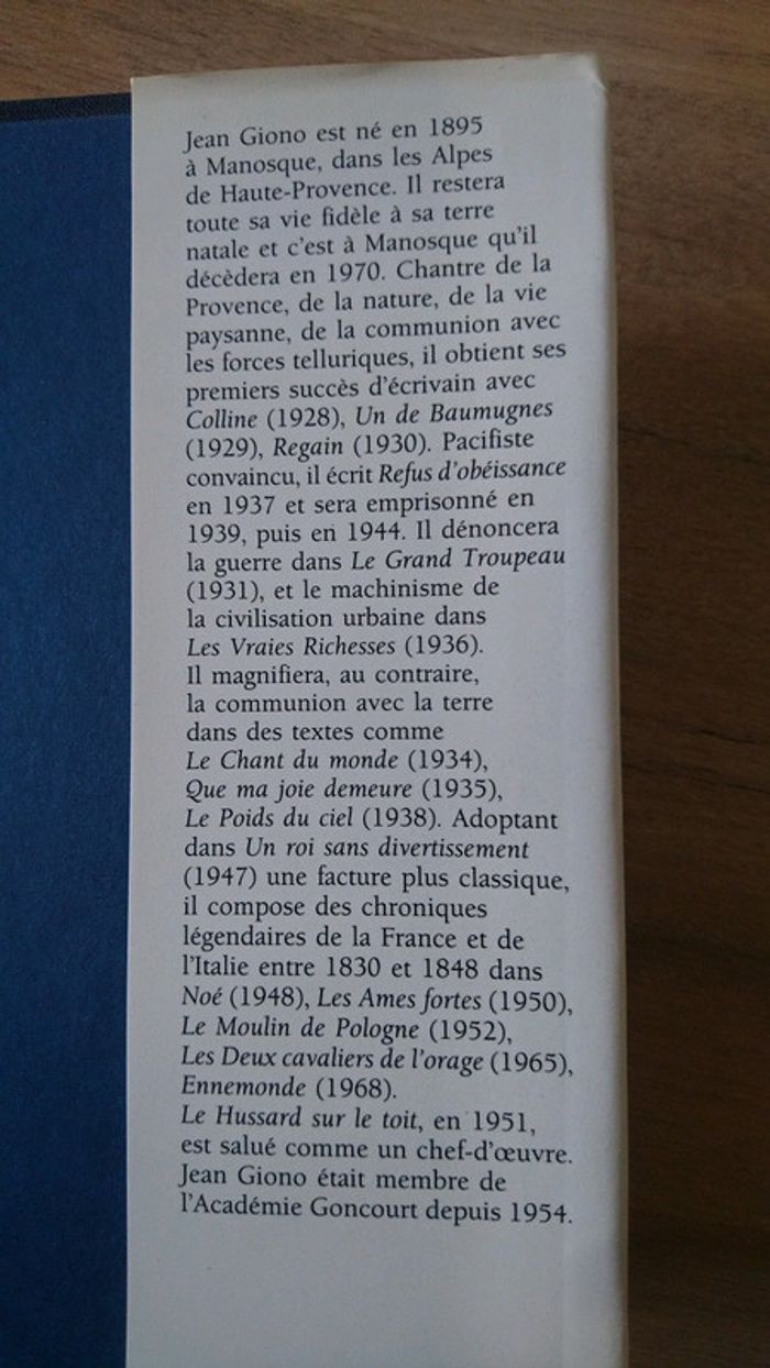 Livre Le Hussard sur le toit - photo numéro 5