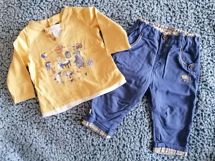 Ensemble pantalon Tee-shirt garçon taille 6 mois