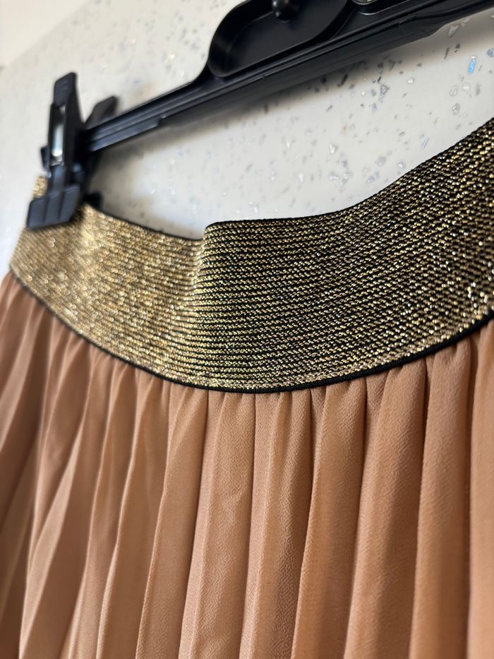 Jupe beige en tulle taille 38 Ineo Couture - photo numéro 2