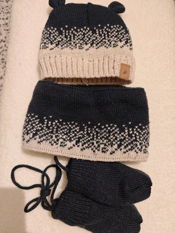 Ensemble hiver bébé 3/9 mois