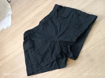 Magnifique short cargo h&M noir taille 14ans
