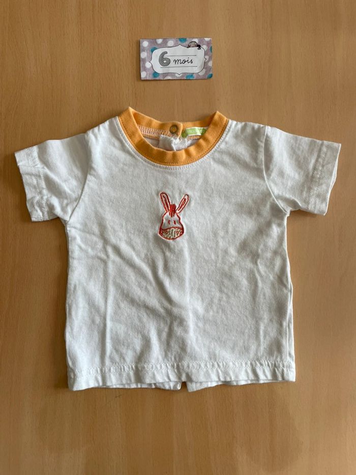 Tee shirt manches courtes 6 mois
