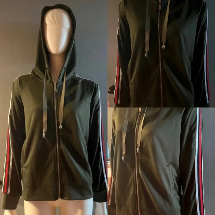 Veste capuche flam mode en M