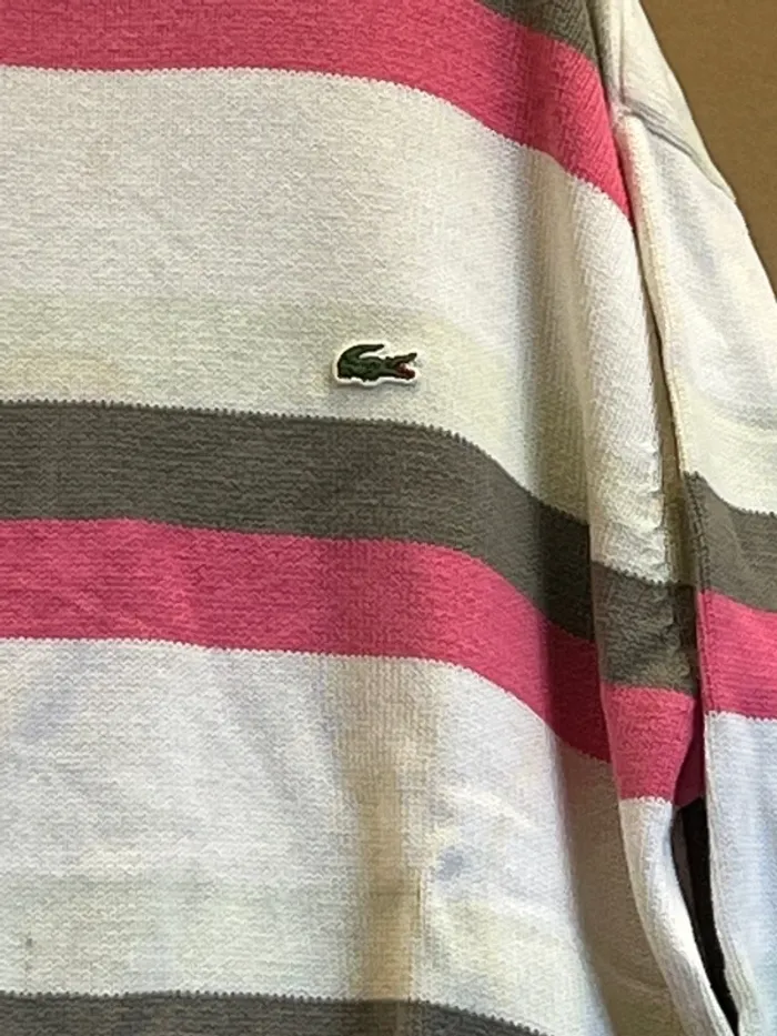 Pull Lacoste 100% Coton Taille 4 (L) - photo numéro 2